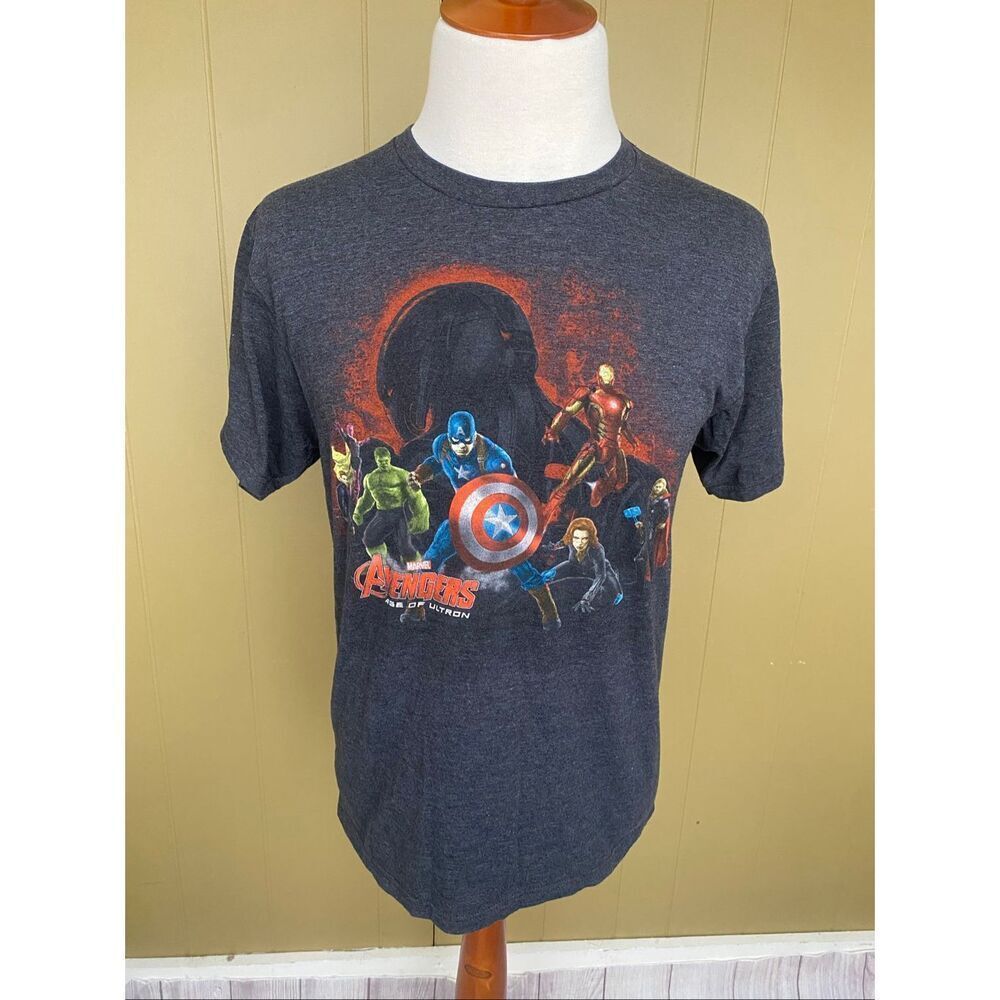 Marvel avengers Age of Ultron men L cotton blend crewneck short sleeve t-shirt